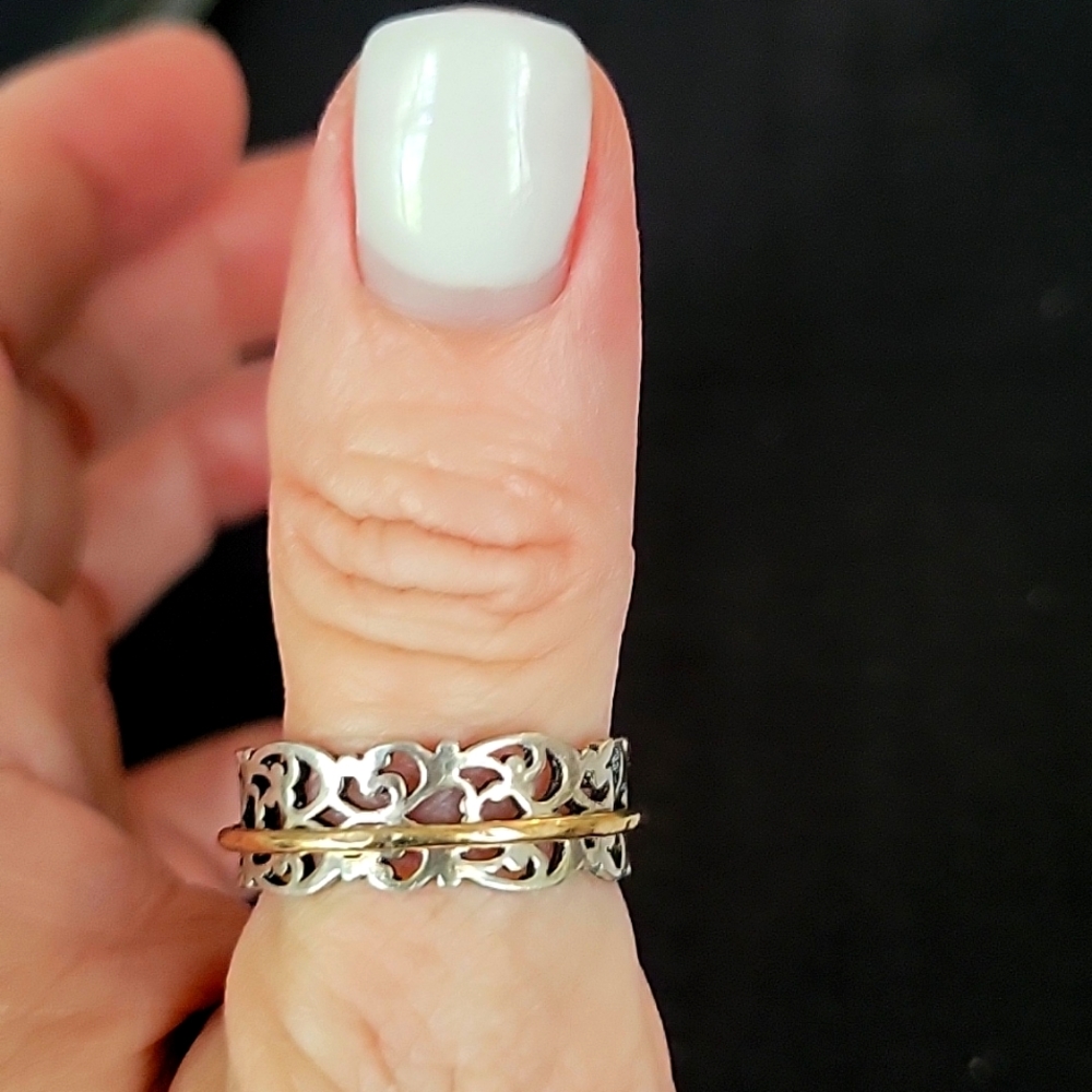 Inspiranza Designs, two toned, "Adorned Filigree"